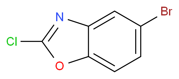 5-bromo-2-chloro-1,3-benzoxazole_分子结构_CAS_1030377-54-8