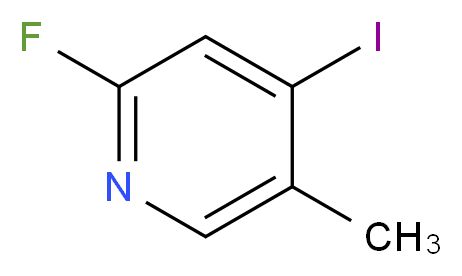 2-fluoro-4-iodo-5-methylpyridine_分子结构_CAS_153034-94-7