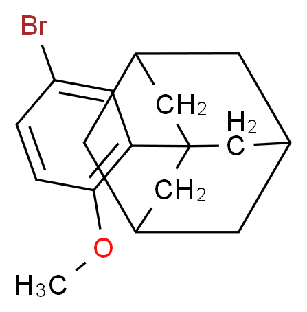 1-(5-bromo-2-methoxyphenyl)adamantane_分子结构_CAS_104224-63-7