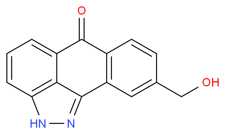 4-(hydroxymethyl)-14,15-diazatetracyclo[7.6.1.0<sup>2</sup>,<sup>7</sup>.0<sup>1</sup><sup>3</sup>,<sup>1</sup><sup>6</sup>]hexadeca-1(15),2(7),3,5,9(16),10,12-heptaen-8-one_分子结构_CAS_1076198-26-9