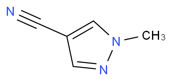 1-methyl-1H-pyrazole-4-carbonitrile_分子结构_CAS_66121-71-9)