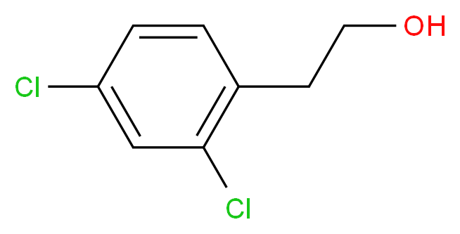 2-(2,4-dichlorophenyl)ethanol_分子结构_CAS_81156-68-5)