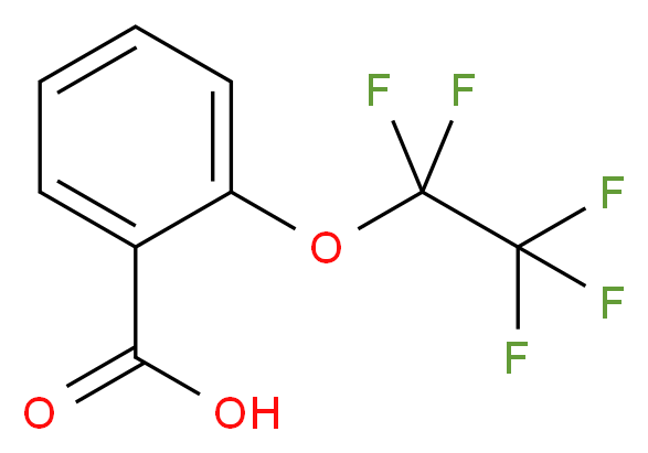 2-(pentafluoroethoxy)benzoic acid_分子结构_CAS_10008-97-6