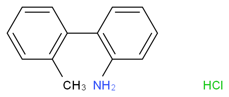 2-(2-methylphenyl)aniline hydrochloride_分子结构_CAS_1203-41-4