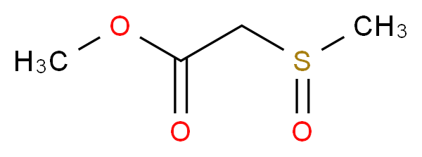 methyl 2-methanesulfinylacetate_分子结构_CAS_)