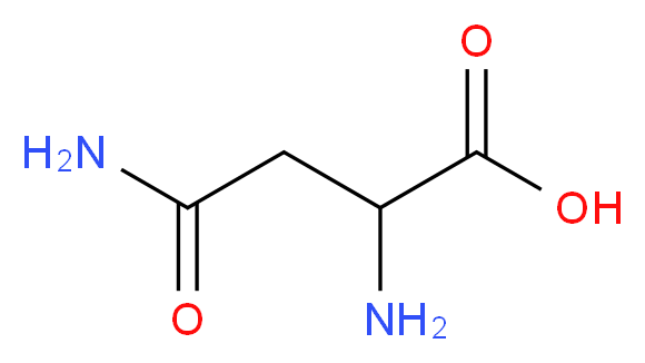 2-amino-3-carbamoylpropanoic acid_分子结构_CAS_3130-87-8