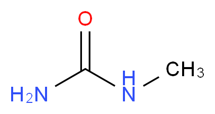 N-甲脲_分子结构_CAS_598-50-5)