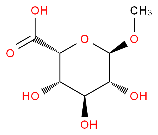 Methyl α-L-Idopyranosiduronic Acid Sodium Salt_分子结构_CAS_134355-31-0)