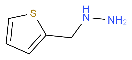 (2-thienylmethyl)hydrazine_分子结构_CAS_99418-98-1)