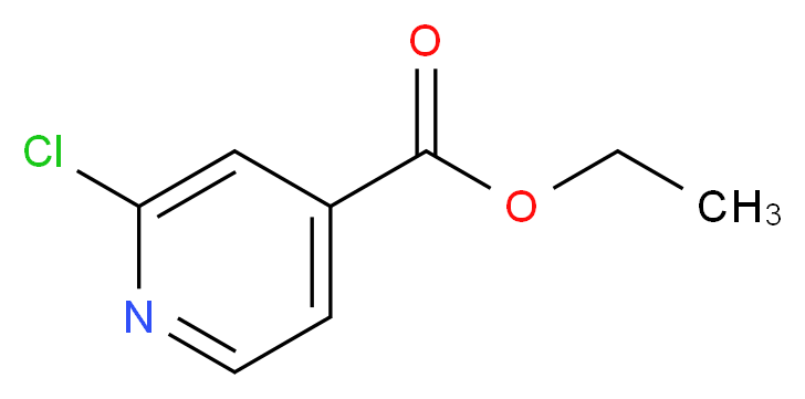 ethyl 2-chloropyridine-4-carboxylate_分子结构_CAS_54453-93-9