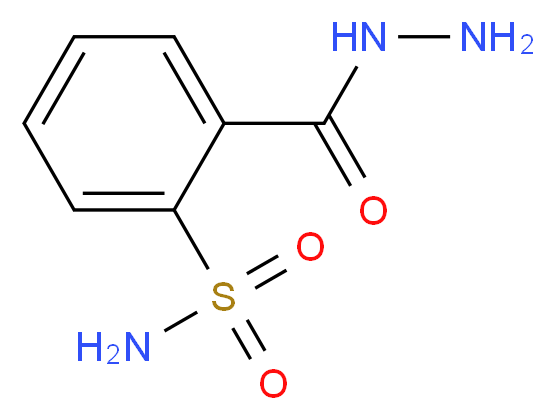 2-(Hydrazinocarbonyl)benzenesulfonamide_分子结构_CAS_102169-52-8)