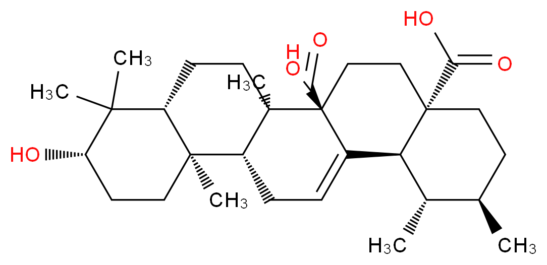 Quinovic acid_分子结构_CAS_465-74-7)