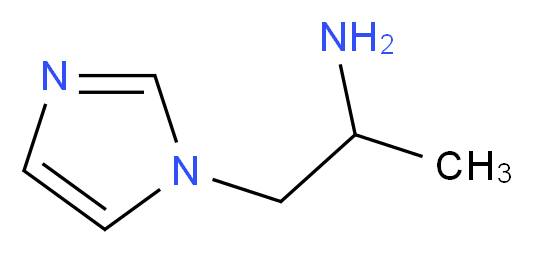 1-(1H-imidazol-1-yl)propan-2-amine_分子结构_CAS_924714-15-8