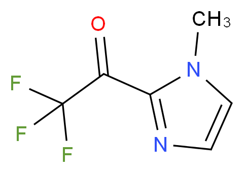 2,2,2-trifluoro-1-(1-methyl-1H-imidazol-2-yl)ethan-1-one_分子结构_CAS_62366-56-7