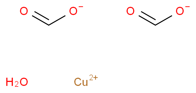 四水甲酸铜(II)_分子结构_CAS_5893-61-8)