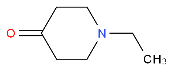 1-乙基-4-哌啶酮_分子结构_CAS_3612-18-8)