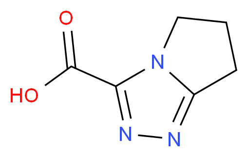 6,7-Dihydro-5H-pyrrolo[2,1-c][1,2,4]triazole-3-carboxylic acid_分子结构_CAS_884504-87-4)