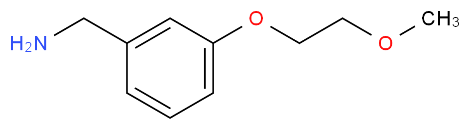 [3-(2-methoxyethoxy)phenyl]methanamine_分子结构_CAS_919016-97-0)
