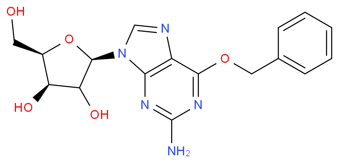 O6-Benzyl Guanosine_分子结构_CAS_4552-61-8)