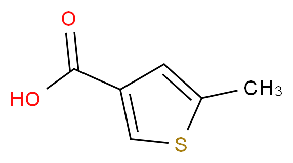 5-methyl-3-thiophenecarboxylic acid_分子结构_CAS_19156-50-4)