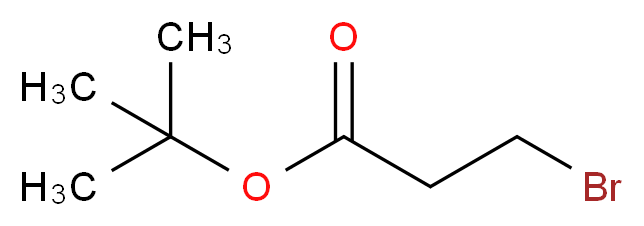 tert-butyl 3-bromopropanoate_分子结构_CAS_55666-43-8