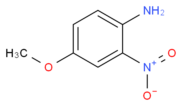 4-甲氧基-2-硝基苯胺_分子结构_CAS_96-96-8)