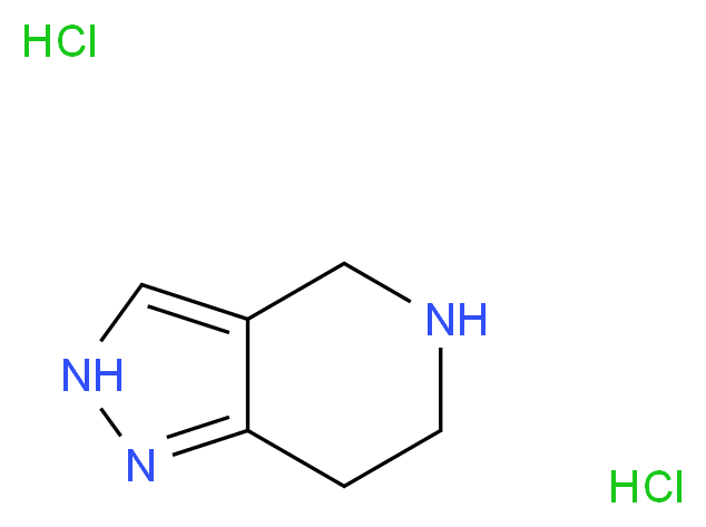 4,5,6,7-Tetrahydro-1H-pyrazolo[4,3-c]pyridine dihydrochloride_分子结构_CAS_)