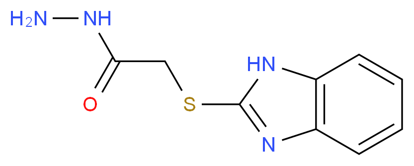 2-(1H-Benzimidazol-2-ylthio)acetohydrazide_分子结构_CAS_30065-27-1)