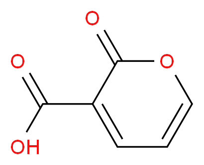 2-oxo-2H-pyran-3-carboxylic acid_分子结构_CAS_3040-20-8