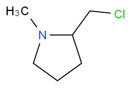 2-(chloromethyl)-1-methylpyrrolidine_分子结构_CAS_58055-93-9