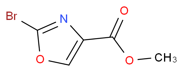 Methyl 2-bromo-4-oxazolecarboxylate_分子结构_CAS_1092351-94-4)