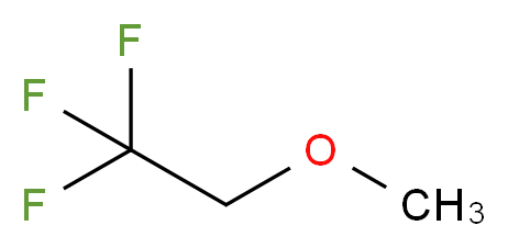 2,2,2-三氟乙基 甲基 醚_分子结构_CAS_460-43-5)