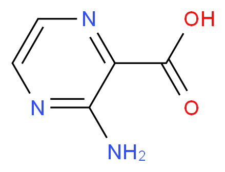 3-Aminopyrazine-2-carboxylic acid 98%_分子结构_CAS_5424-01-1)