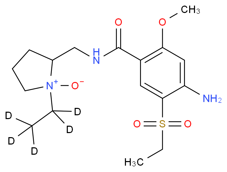 Amisulpride-d5 N-Oxide_分子结构_CAS_)
