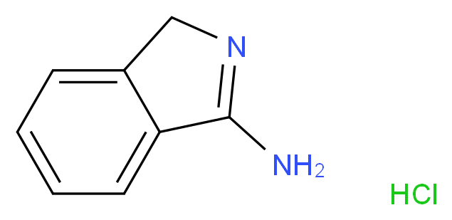 3-氨基-1H-异吲哚 盐酸盐_分子结构_CAS_76644-74-1)