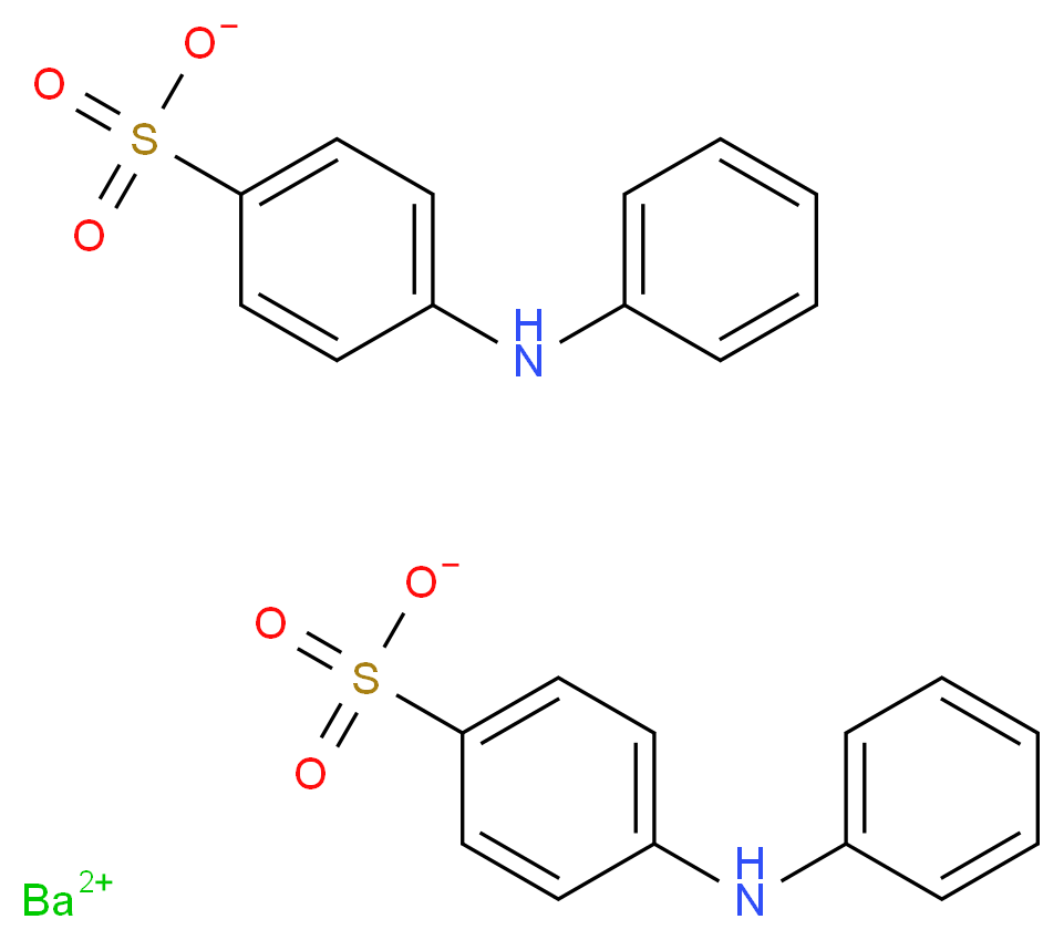 二苯基胺-4-磺酸钡_分子结构_CAS_6211-24-1)