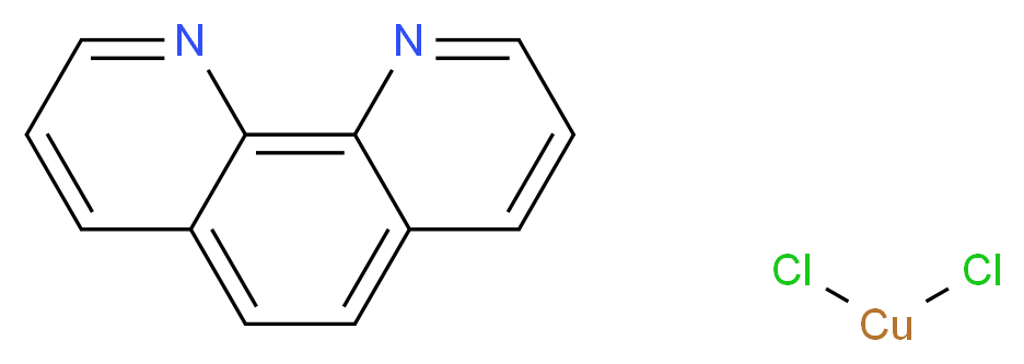 二氯(1,10-菲咯啉)铜(II)_分子结构_CAS_14783-09-6)