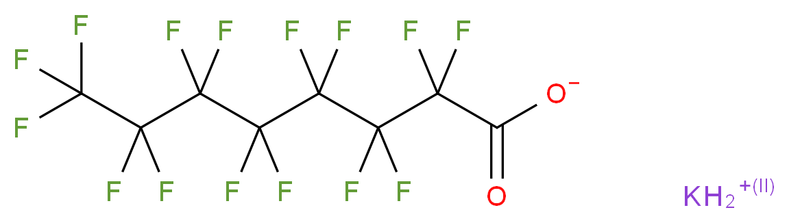 potassium pentadecafluorooctanoate_分子结构_CAS_2395-00-8