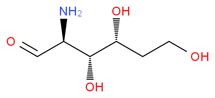 (2S,3R,4R)-2-amino-3,4,6-trihydroxyhexanal_分子结构_CAS_39840-37-4