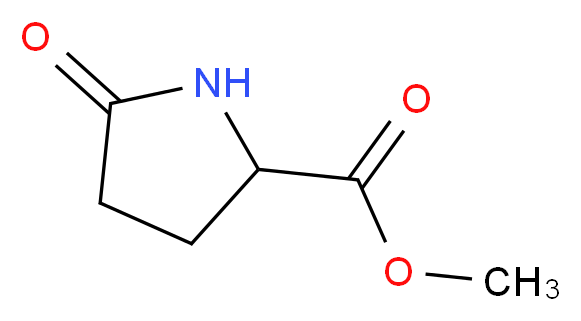 Methyl DL-pyroglutamate_分子结构_CAS_54571-66-3)