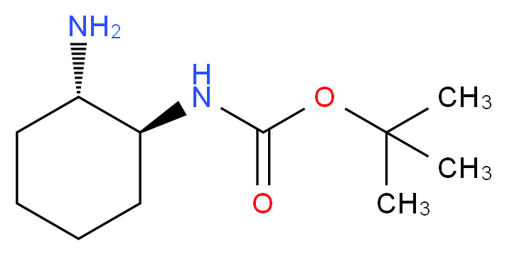 (1S,2S)-反式-N-Boc-1,2-环己二胺_分子结构_CAS_180683-64-1)