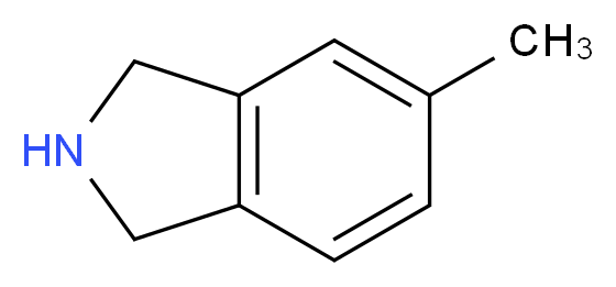 5-METHYLISOINDOLINE_分子结构_CAS_93282-20-3)