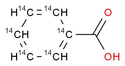 Benzoic acid-ring-UL-14C_分子结构_CAS_74920-45-9)
