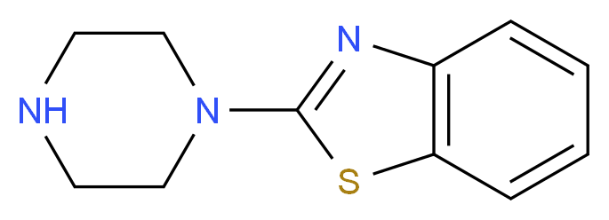 2-Piperazin-1-yl-1,3-benzothiazole_分子结构_CAS_55745-83-0)
