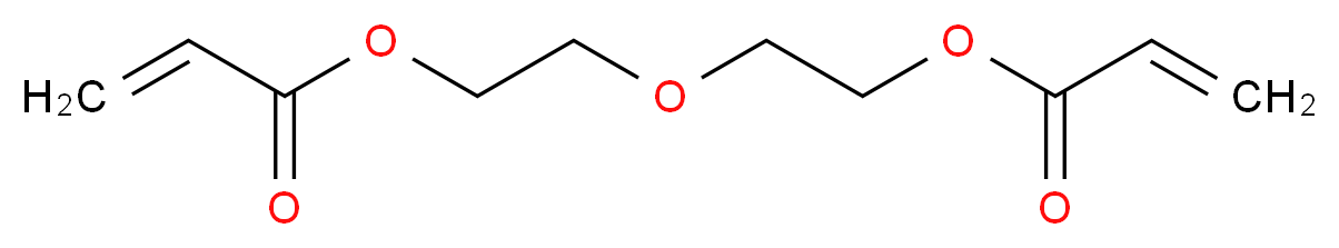 2-[2-(prop-2-enoyloxy)ethoxy]ethyl prop-2-enoate_分子结构_CAS_4074-88-8