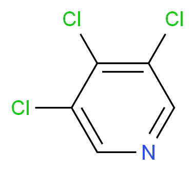 3,4,5-Trichloropyridine 98%_分子结构_CAS_33216-52-3)