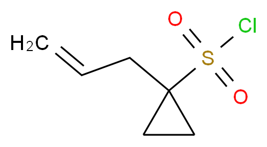 1-Allylcyclopropane-1-sulfonyl Chloride_分子结构_CAS_)