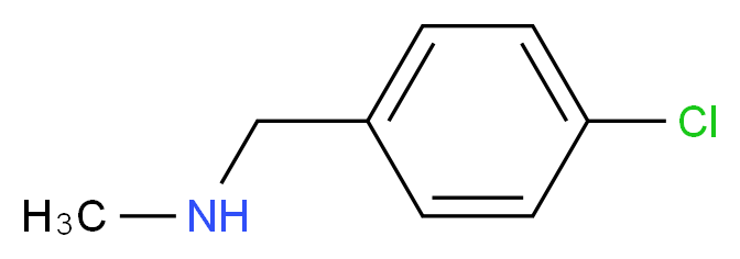 N-(4-chlorobenzyl)-N-methylamine_分子结构_CAS_104-11-0)