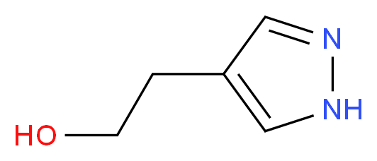 2-(1H-pyrazol-4-yl)ethan-1-ol_分子结构_CAS_180207-57-2