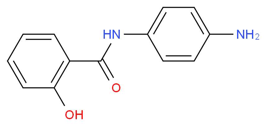 N1-(4-aminophenyl)-2-hydroxybenzamide_分子结构_CAS_3679-65-0)